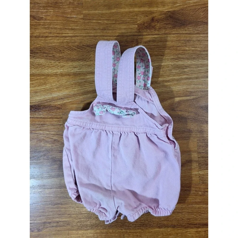 Vintage Oshkosh B'gosh Pink Floral bubble romper size 18 month USA
